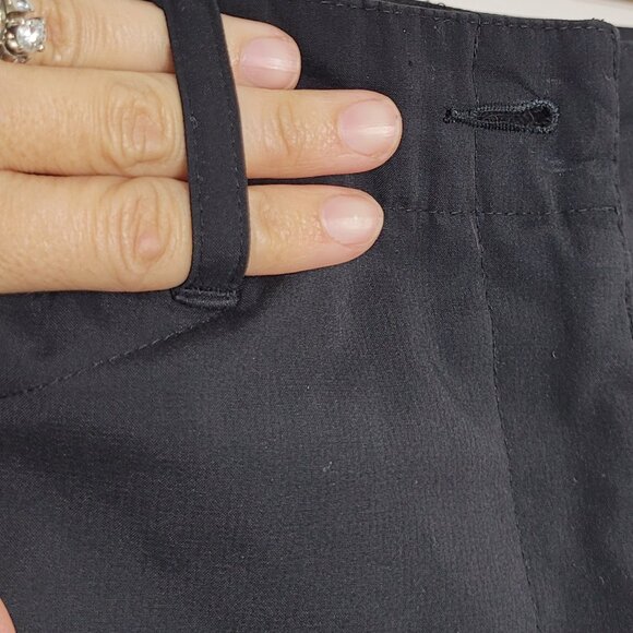 Protex Women's Black Shorts Zipper Front Pockets Classic Golf Shorts Size 6 - Picture 7 of 13